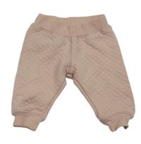 Starorůžové prošívané tepláky H&M