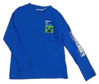 Safírové triko s Minecraft