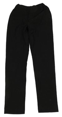 Černé vlněné slavnostní chino kalhoty H&M