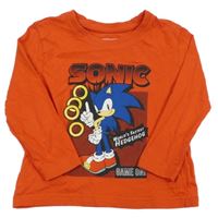 Červené triko se Sonicem Primark