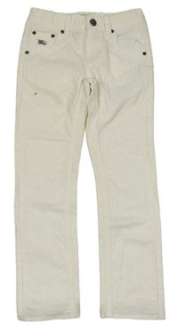 Smetanové skinny rifle Burberry