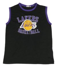 Černé basketbalové tílko - LA Lakers Name it