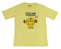 Žluté tričko s Little Miss