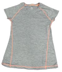 Šedé melírované sportovní tričko zn. H&M