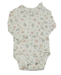 Bílé květované body H&M
