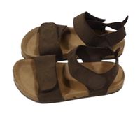 Černé semišové sandále H&M vel. 24-25