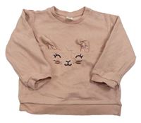 Růžová mikina s čumákem H&M