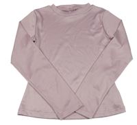 Lila žebrované crop triko Y.F.K.