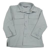 Světlemodrá košilová propínací mikina Next