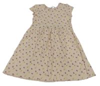 Světlerůžové žebrované šaty s ovocem Lily & Dan