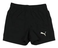 Černé sportovní kraťasy s logem Puma