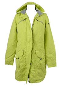 Dámský limetkový šusťákový jarní kabát s kapucí Cecil 