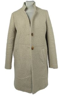 Dámský béžový buklé kabát Modailgi 