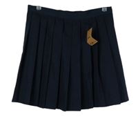 Nové - Dámská tmavomodrá skládaná sukně