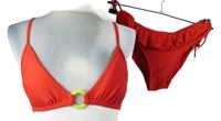 2x Dámské červené dvoudílné plavky 