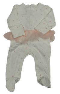 Bílý květinový overal se sukýnkou dunnes