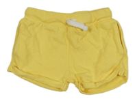 Žluté teplákové kraťasy smile