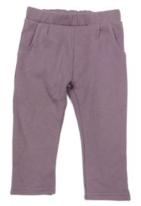 Fialové tepláky s puntíky Ergee