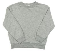 Šedá melírovaná mikina H&M