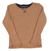 Oranžové melírované spodní triko H&M