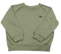 Khaki mikina s dinem