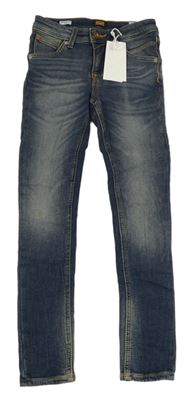 Tmavomodré skinny rifle Jack & Jones