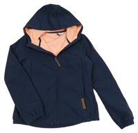 Tmavomodrá softshellová bunda s kapucí Yigga