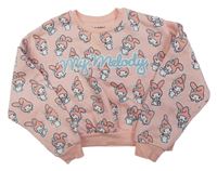 Růžová mikina s potiskem - My Melody Sanrio