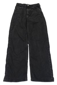Černošedé široké rifle H&M
