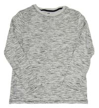 Bílo-černé pruhované triko H&M