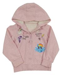 Světlerůžová propínací mikina My Little Pony s kapucí Nutmeg