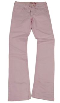 Světlerůžové fit squin rifle H&M