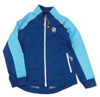 Tmavomodro-světlemodrá softshellová funkční bunda Dsehlie