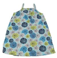 Pomněnkové bavlněné šaty se vzorem Kids