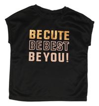 Černé sportovní tričko s nápisem Ergeenomixx 