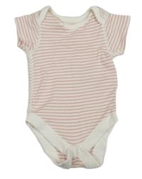 Růžovo-bílé pruhované body M&S