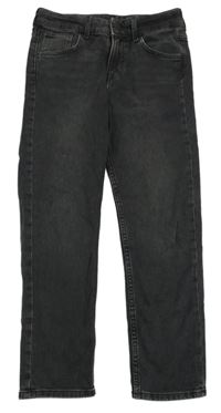 Tmavošedé teplákové relaxed fit rifle H&M
