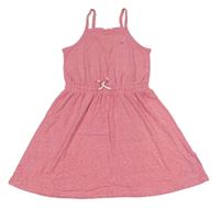 Růžové melírované letní šaty M&S