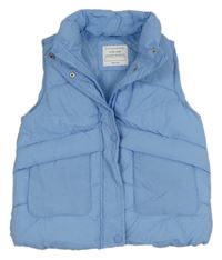 Modrá prošívaná šusťáková zateplená vesta PRIMARK