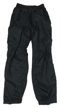 Černé šusťákové nepromokavé kalhoty Peter Storm