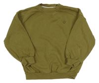 Khaki oversize mikina se smajlíkem George