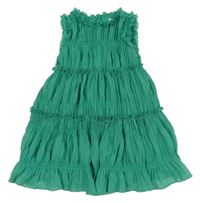 Zelené šaty s kanýrky Next