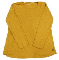 Hořčicové triko s duhami YIGGA