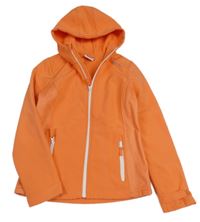 Oranžová softshellová bunda s kapucí Yigga