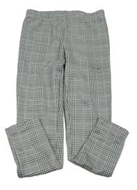 Šedo-černé kostkované legíny Y.F.K.