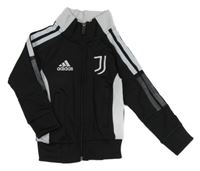 Černá fotbalová propínací mikina - Juventus Turín Adidas