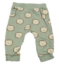 Zelenošedé tepláky s lvy Monsoon