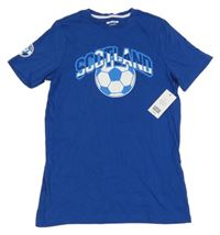 Nové - Modré tričko s fotbalovým míčem F&F