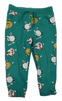 Zelené tepláky s míči Primark