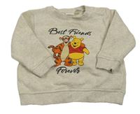 Smetanová melírovaná mikina s Púem H&M